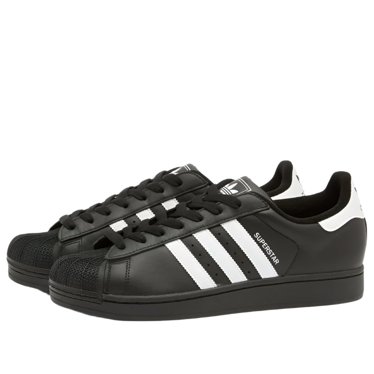 Adidas superstar black and white