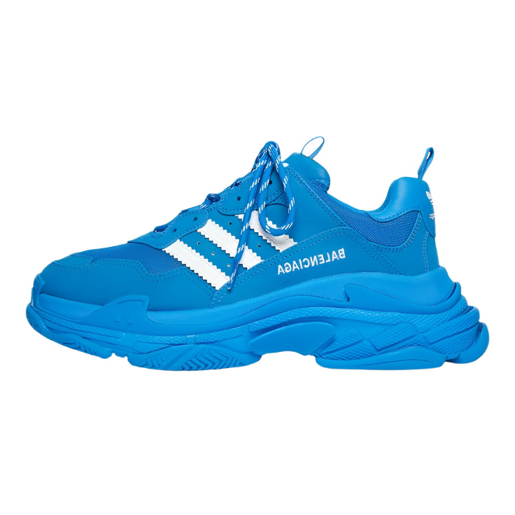 Adidas x Balenciaga triple S blue and white