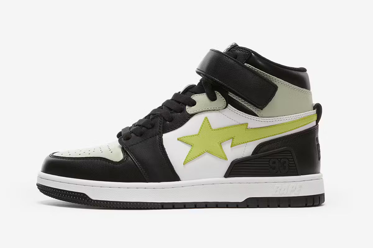 BAPE Block Sta High 'Black Lime'