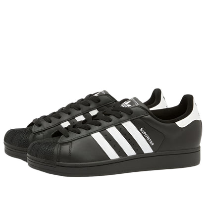 Adidas superstar black and white