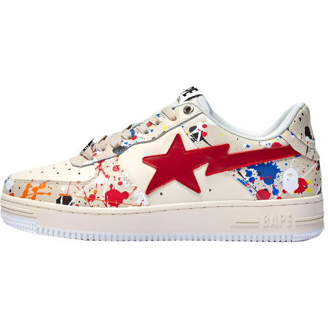 A Bathing Ape Bape Sta Low Paint splatter