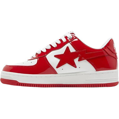 A Bathing Ape Bape sta Patent 'Leather Orange‘