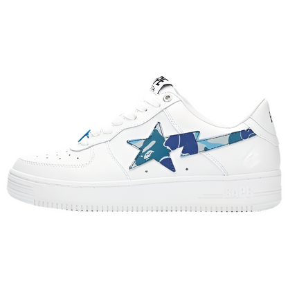 Bape Sta Low ABC Camo White Blue