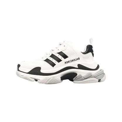 Balenciaga x Adidas Triple S white and black