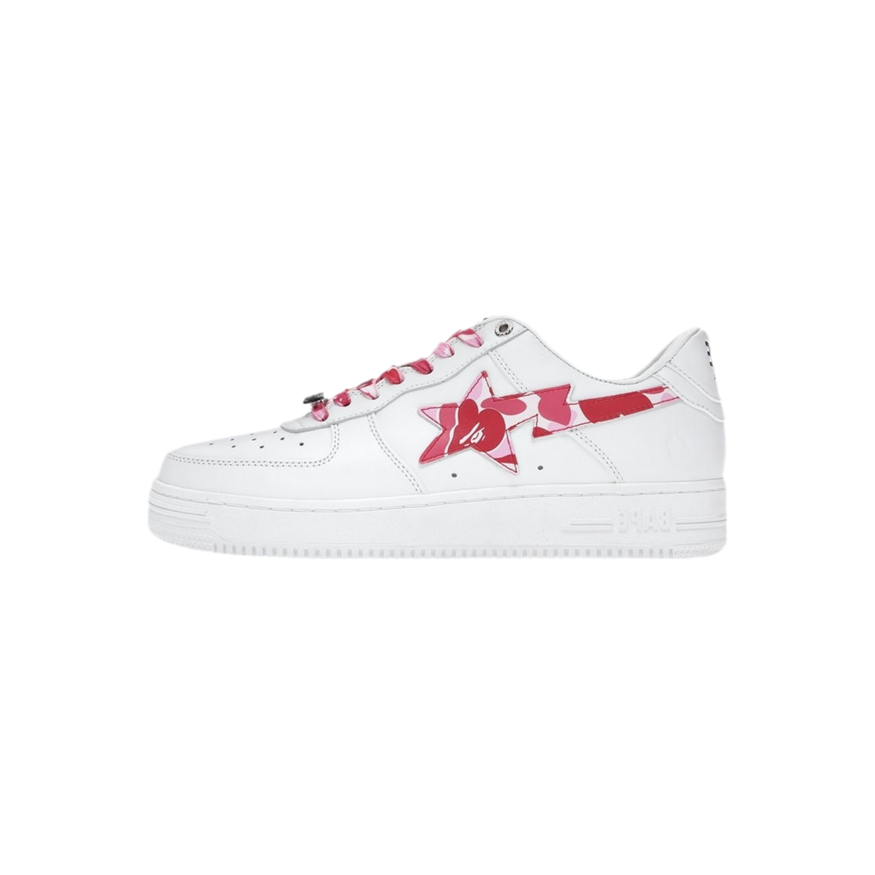 Bape Sta Low White ABC Camo Pink