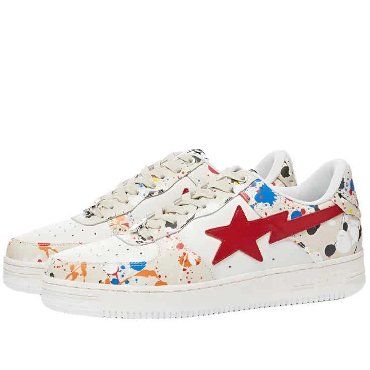 A Bathing Ape Bape Sta Low Paint splatter
