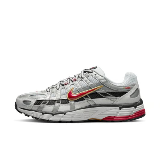 Nike P-6000 White Varsity Red