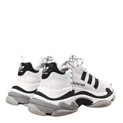 Balenciaga x Adidas Triple S white and black